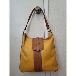 Kate Spade Susanna Leather Hobo Bag Yellow & Brown